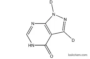Molecular Structure of 916979-34-5 (Allopurinol-d2)